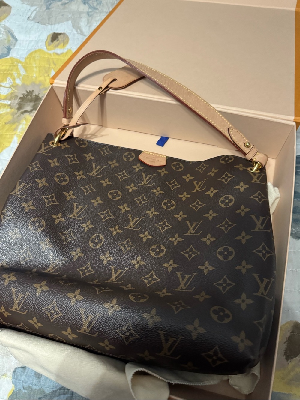 Louis Vuitton gracefully MM & Sarah Wallet Box and dust Bag including